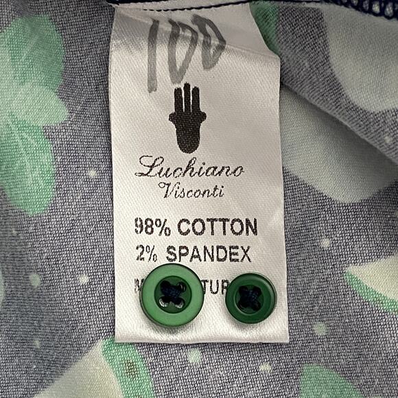 Visconti Black Men's Small Casual Button Up Shirt Short Sleeve Stretch NEW - Picture 12 of 13